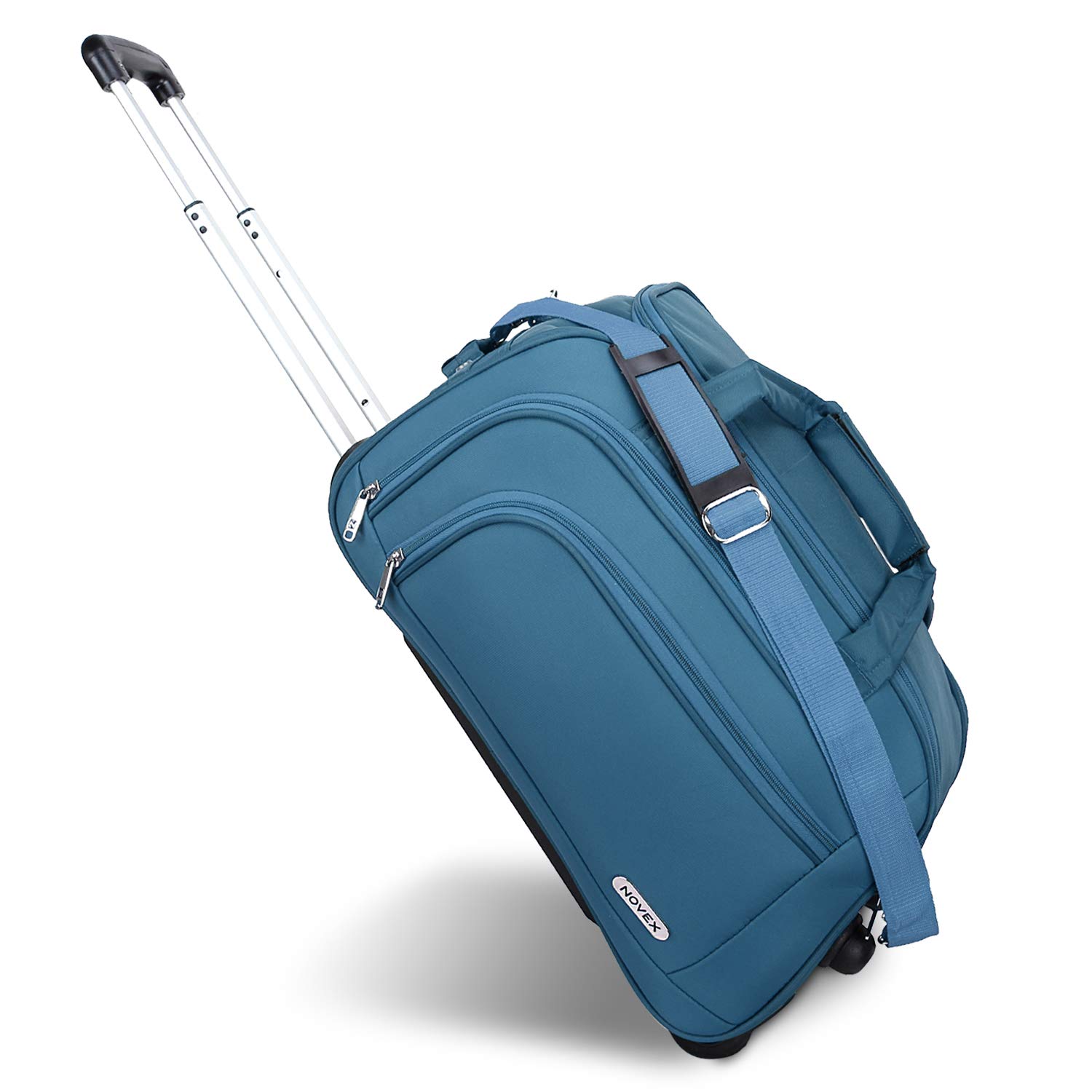 Travel Duffle Trolley Bag (Turquoise 