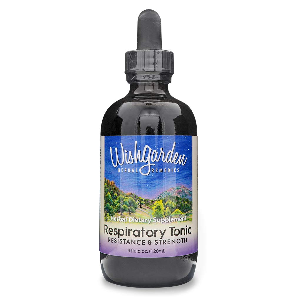 WishGarden Herbs Respiratory Tonic for Resistance & Strength Organic