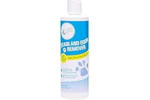 Hygea Natural Stain and Odor Eliminator, Pet Odor and Stain Remover for Urine & Vomit, Spot Carpet Cleaner for Small Animal, 16 Oz