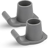Walker Ski Glides, Universal 1" Replacement Glide Caps Heavy Duty Coaster Skis for Medical Walkers, 2-Pack