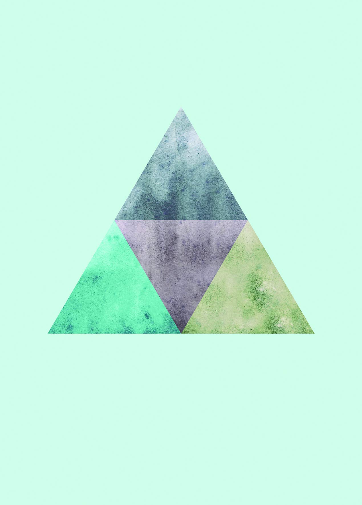 Komar Wall Painting, Polyvinyl Chloride (PVC), Colourful, 50 x 70 cm