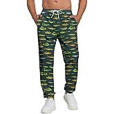 INZVKJLU Sweatpants for Men Joggers Pant 3D Printed Sports Pants Workout Pants with 2 Side Pockets