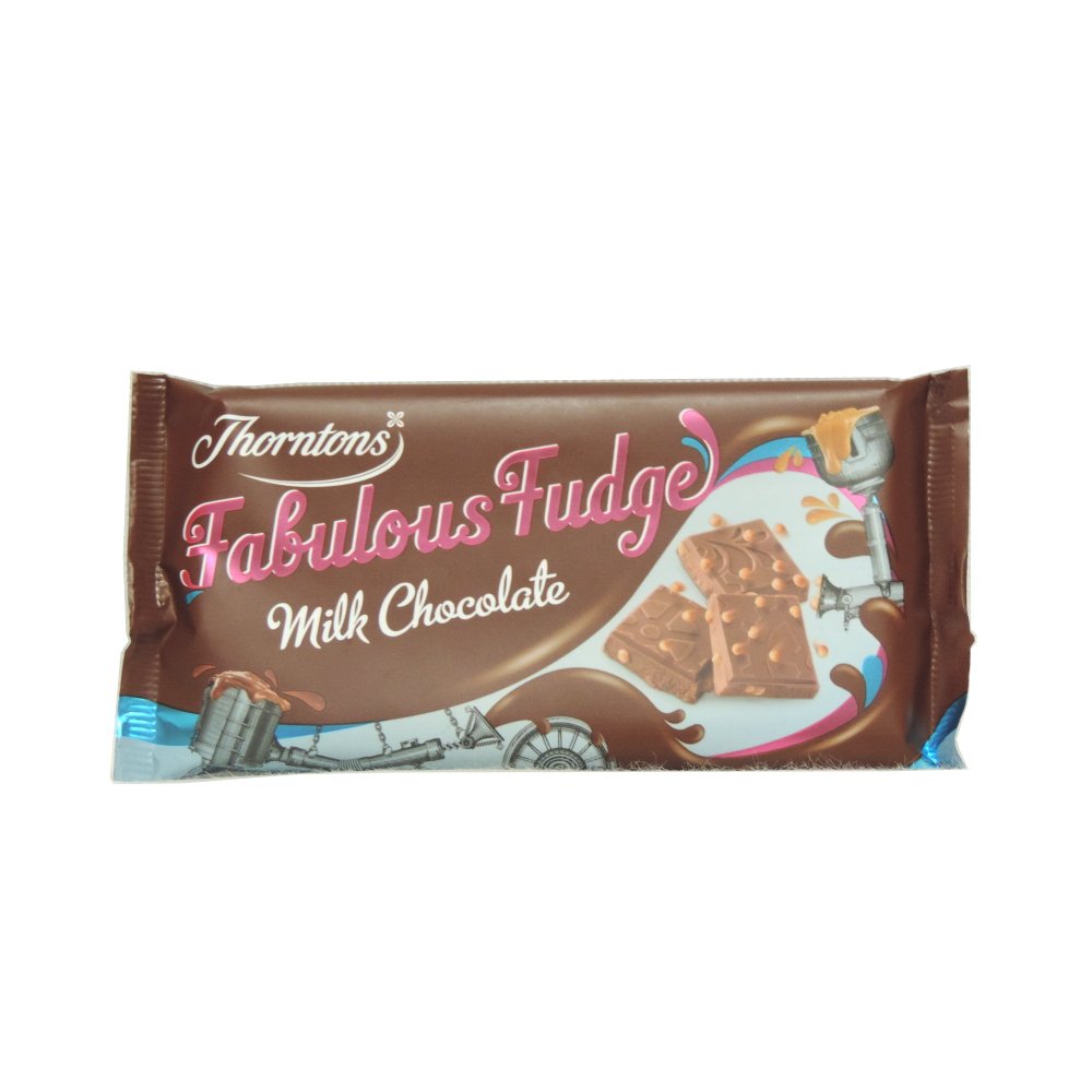 Thorntons Fabulous Fudge Milk Chocolate 100g (Case of 12) Amazon