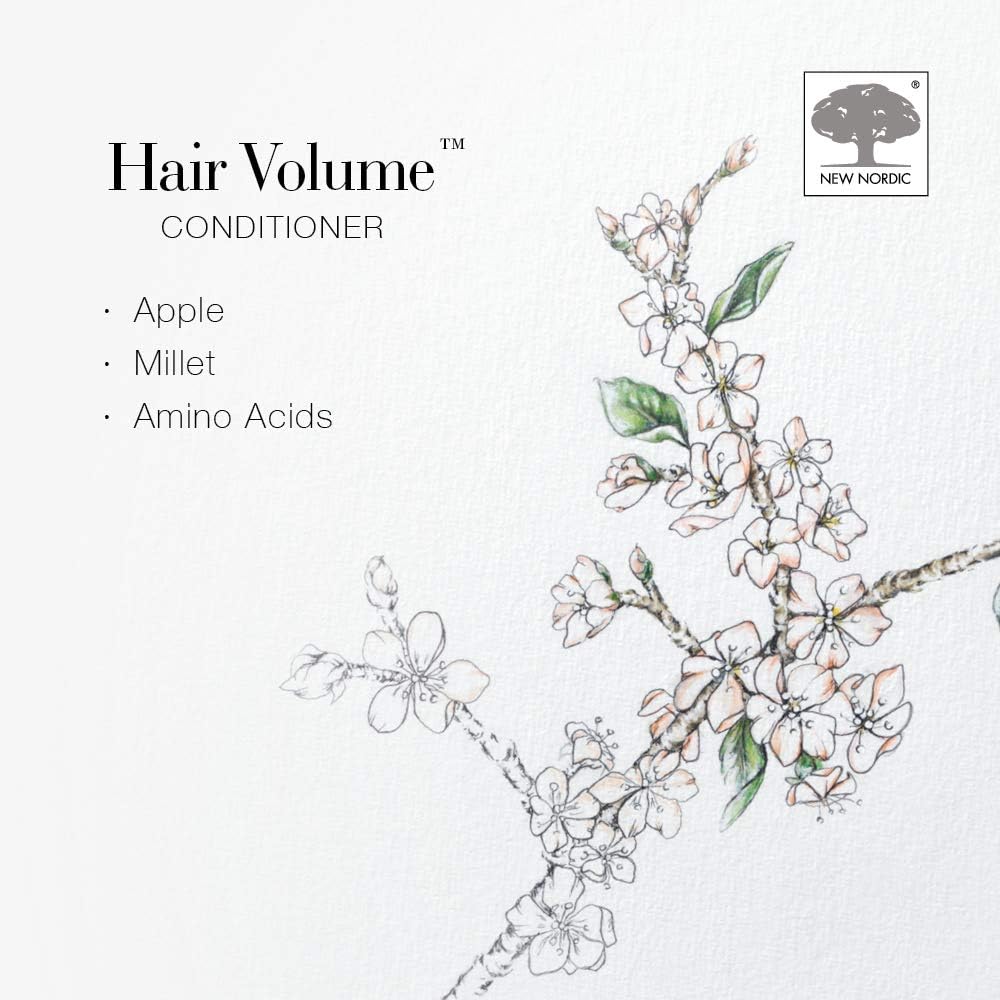 New Nordic Hair Volume Conditioner 250ml, Herbal Based Hair Repair and Thickening Conditioner for Dry Damaged Hair - Image 5