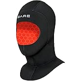 BARE 5MM Ultrawarmth Wet Hood | Designed to be Worn with BARE Wetsuit | Made with Unique Omnired Inner Fabric and Elastek Full-Stretch Outer Fabric | Great for Scuba Diving | Comfortable