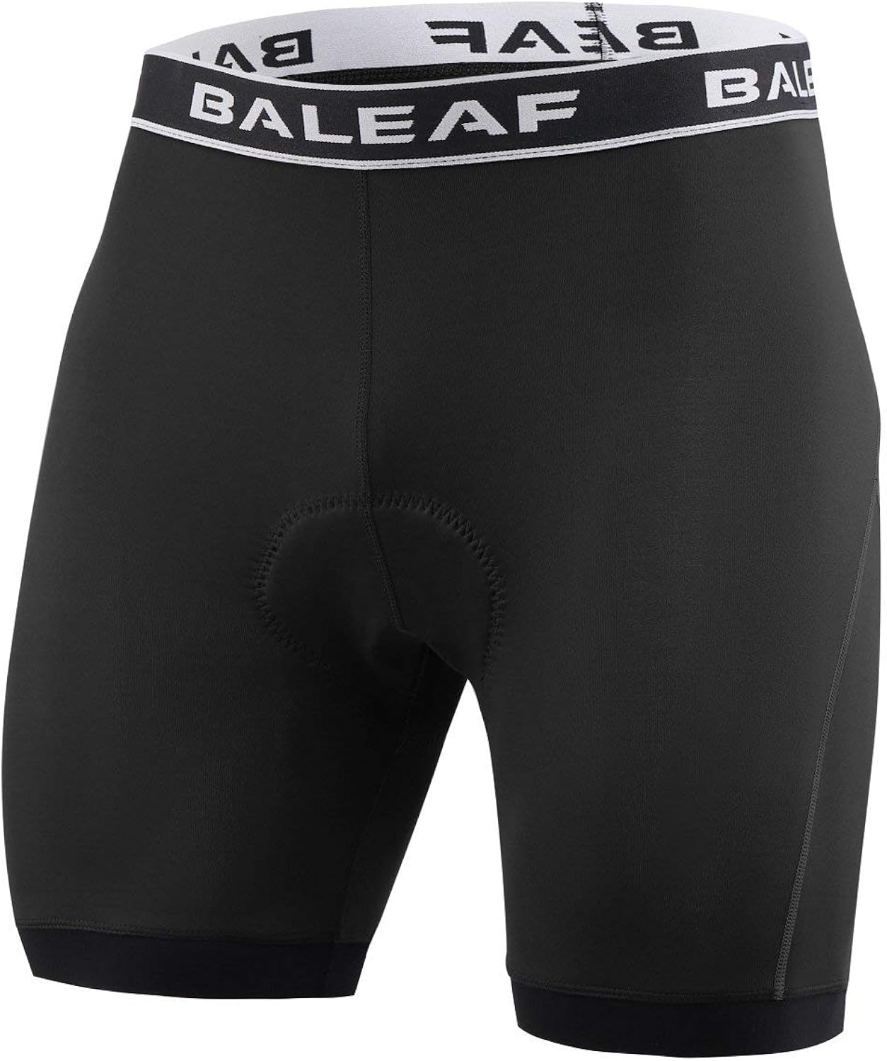 BALEAF Men's Cycling Underwear Bike Shorts 4D Padded Mountain Undershorts Anti-Slip Black Size L: Clothing