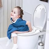 STOREMIC Soft Close Toilet Seat White with Quick Release and Child Seat view 7