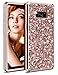 Vofolen Bling Cover for Galaxy S8 Case Glitter Crystal Rhinestone Shiny Heavy Duty Protection Drop Impact Resistant Hybrid Protective Shell Soft Rubber Bumper Hard Case for Samsung Galaxy S8 Champagne