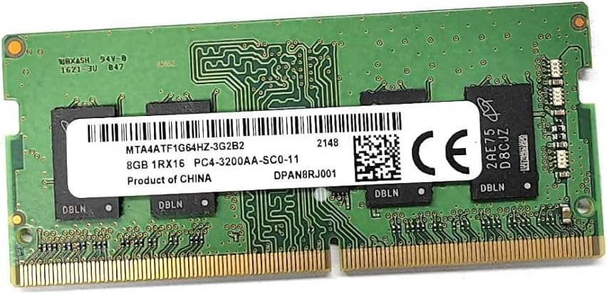 Evvmnaks DDR4 8GB 3200MHz SODIMM Laptop RAM PC4-25600 1.2V Memory 260-Pin