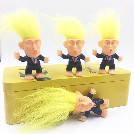 EDTara 1PC 6CM Funny Simulate Magic Hair Doll Toy Home Decoration