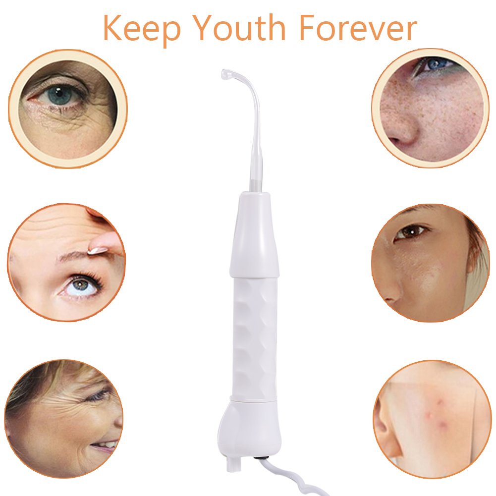 High Frequency Machine, APREUTY Portable Handheld High Frequency Skin Tightening Acne Spot Wrinkles Remover Beauty Therapy Puffy Eyes Body Care Facial Machine: Beauty