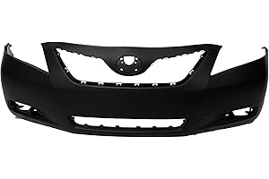 FitParts Compatible with Front Bumper Cover Fascia 2007-2009 Toyota Camry Base LE XLE CE Hybrid Sedan 07-09. New Primed Without Sensor Holes, With Fog Light Holes. TO1000329 5211906919