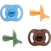 Tommee Tippee Ultra-Light StayPut Pacifier, 18-36 Months, Pack of 4 | One-Piece Silicone Design, Stays Put in Baby's Mouth, BPA Free