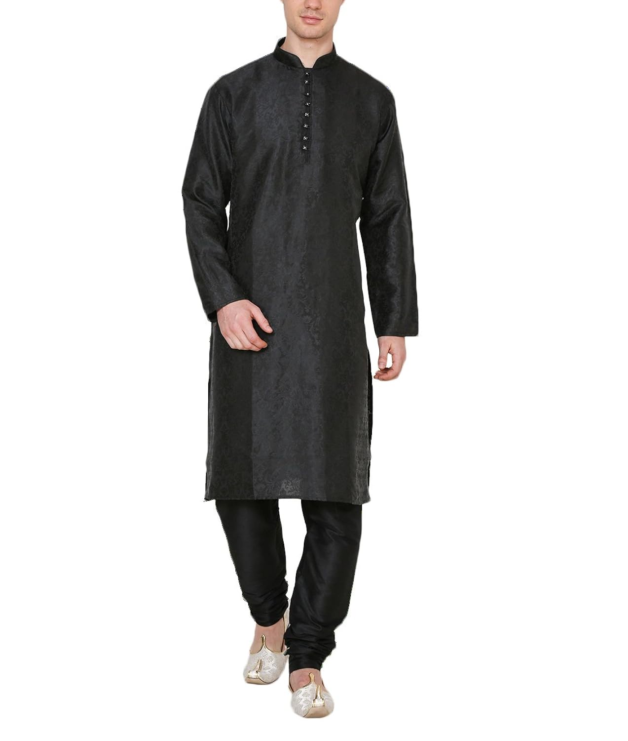royal kurta men's jacquard silk kurta pyjama