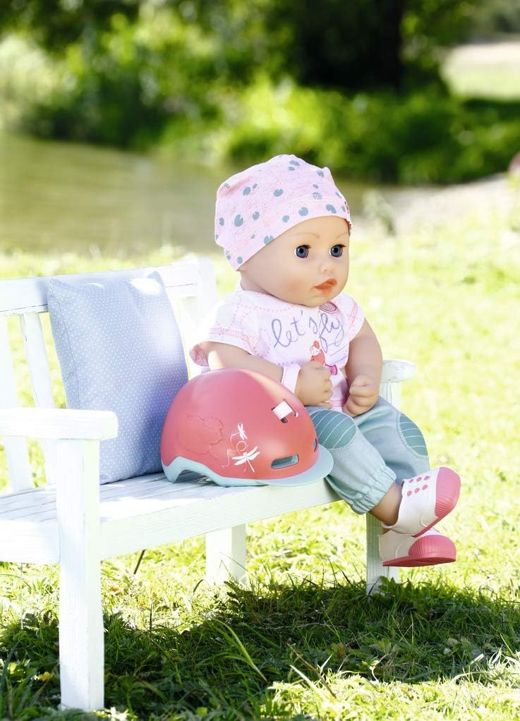 Baby Annabell Zapf Creation Active Bicycle Helmet for 43 cm Doll, Keeps Doll Safe - Image 5