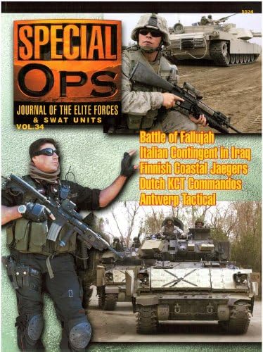 Concord Publications Special Ops Journal #34 Battle of Fallujah Italian Contingent in Iraq Finnish Coastal Jaegers Dutch KCT Commandos Antwerp Tactical