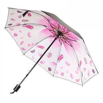 Amazon Bidason 折りたたみ傘 レディース 日傘 花柄 Uvカット