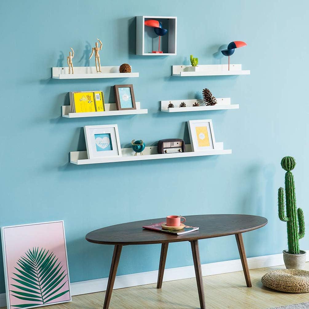 Cocina Muzilife 2x90cm Juego de 2 estantes de Madera para Colgar en la