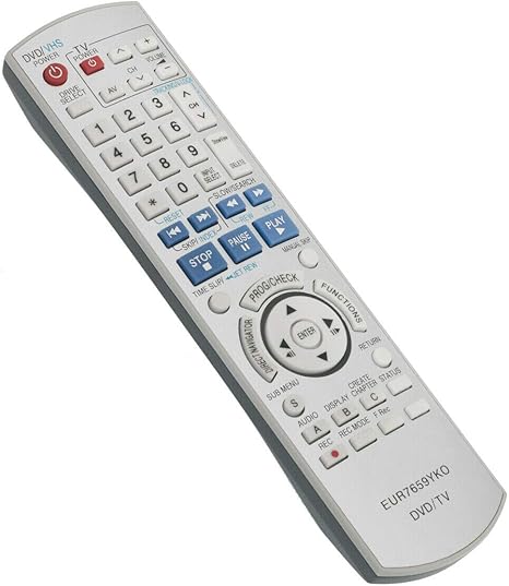 Amazon.com: New EUR7659YKO Replace Remote for Panasonic DMR-ES10 DMR