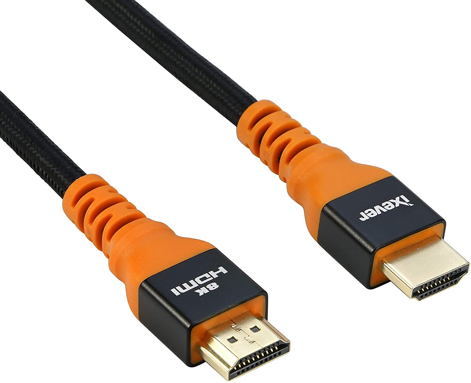 IXEVER 8K HDMI 2.1 Cable 3M, (Certified) Ultra HD Lead 48Gbps High-Speed Cord Support Ethernet Function 8K@60HZ 4K@120HZ 4320p,Dynamic HDR & Dolby Atmos