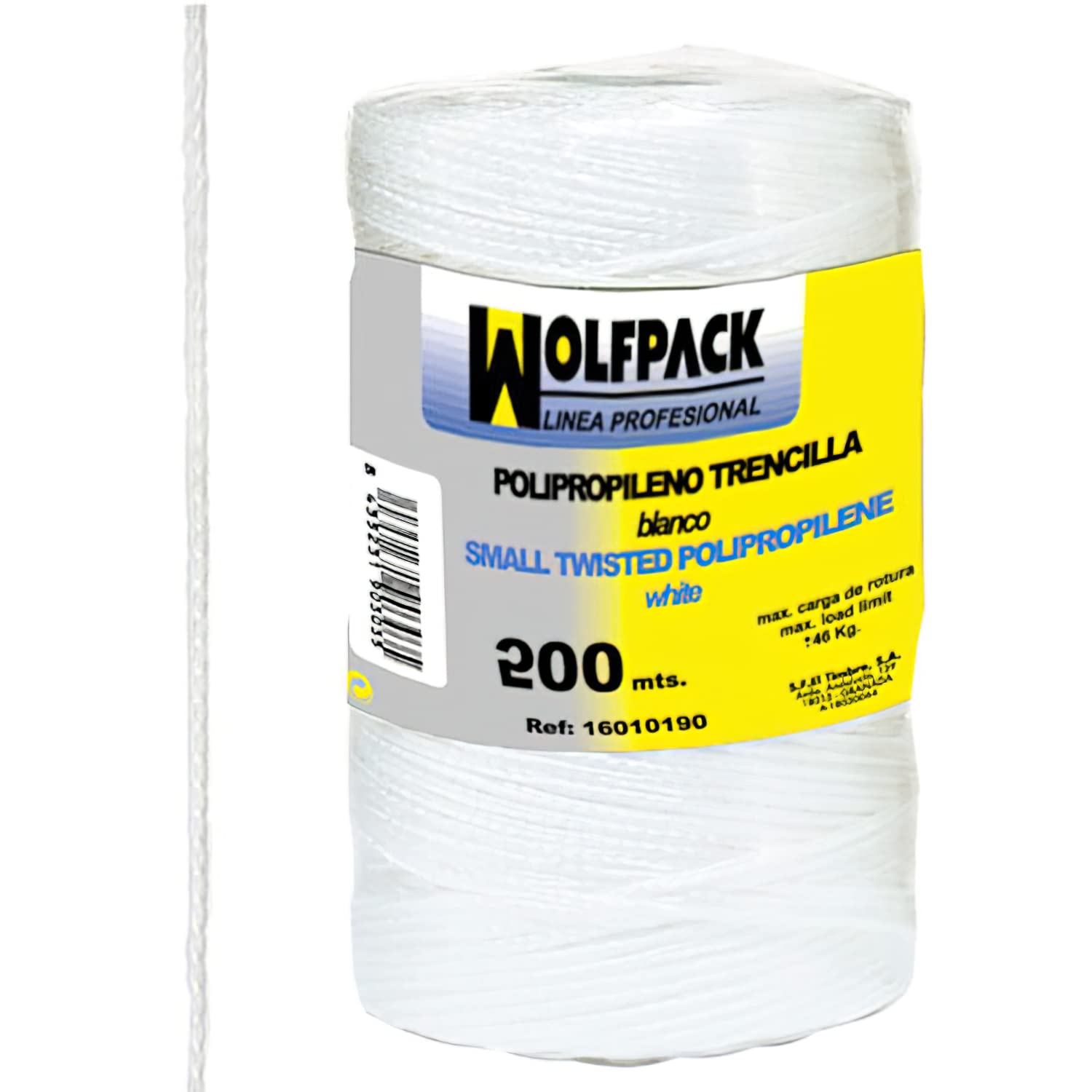 White Polypropylene Braid Rope (200 metres)