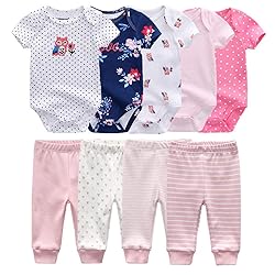 Baby Layette Set Baby Boys' 9-Piece Bodysuits Pants