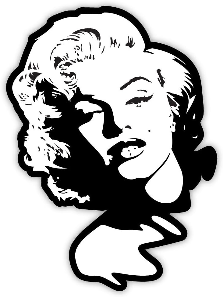 Marilyn Monroe sticker decal 3" x 5"