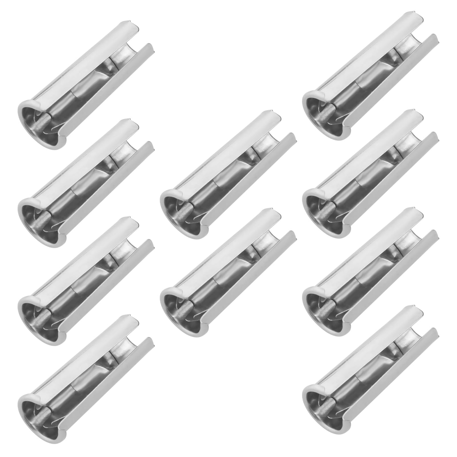 OTOTEC 10pcs Dip Pen Ferrules & Nib Sleeve - 65 Manganese Steel Dip Pen Cover & Holder for Drawing & Writing