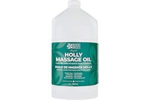 BodyBest Holly Massage Oil (4 Litres) | Aromatherapy Lubricant & Carrier Oil | Nourishing, Fast Absorbing, Hydrating | Nut-Fr