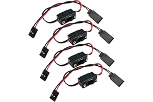 4Pack RC On Off Switch JR Futaba Style 2 Way Power for RC Cars Trucks Crawlers Off-Road Buggies