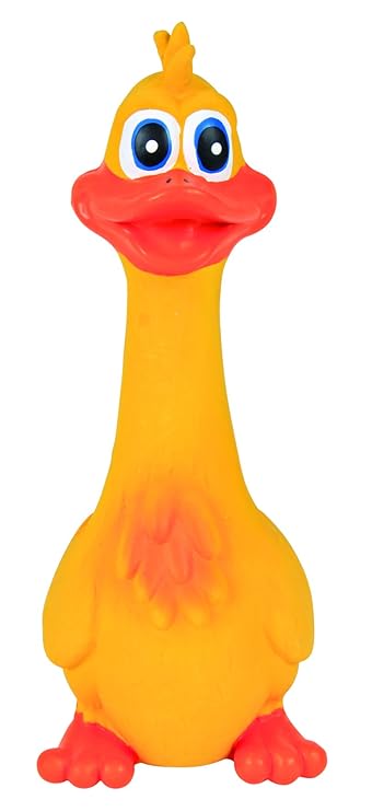 Trixie Duck Animal Sound Latex Dog Toy, 20 cm