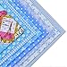 iNee Blue Fat Quarters Quilting Fabric Bundles, Sewing Fabric for Quilting Crafting, 18