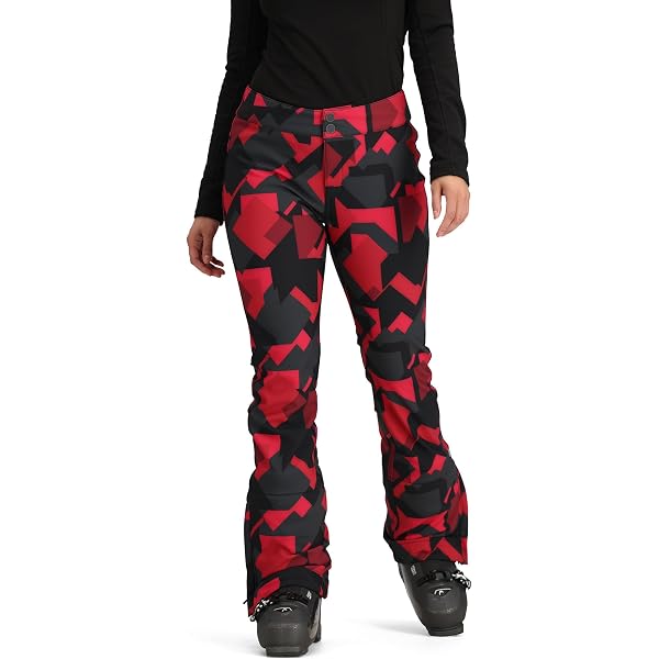Amazon.com: Roxy Nadia Printed Snow Pants True Black Pansy Pansy