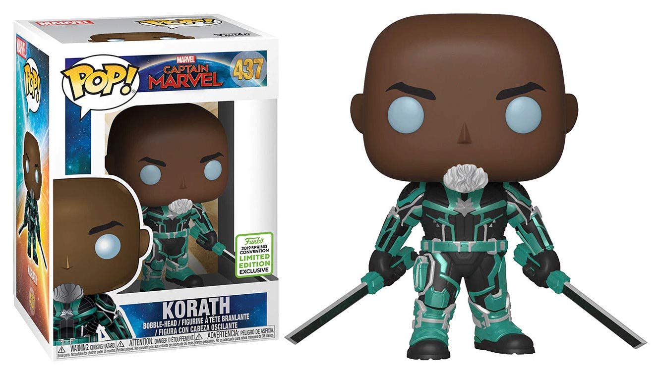 Captain Marvel ECCC 2019 - Korath Vinyl Figure 437 Unisex Funko Pop! Standard, vinyl, LIMITED EDITION