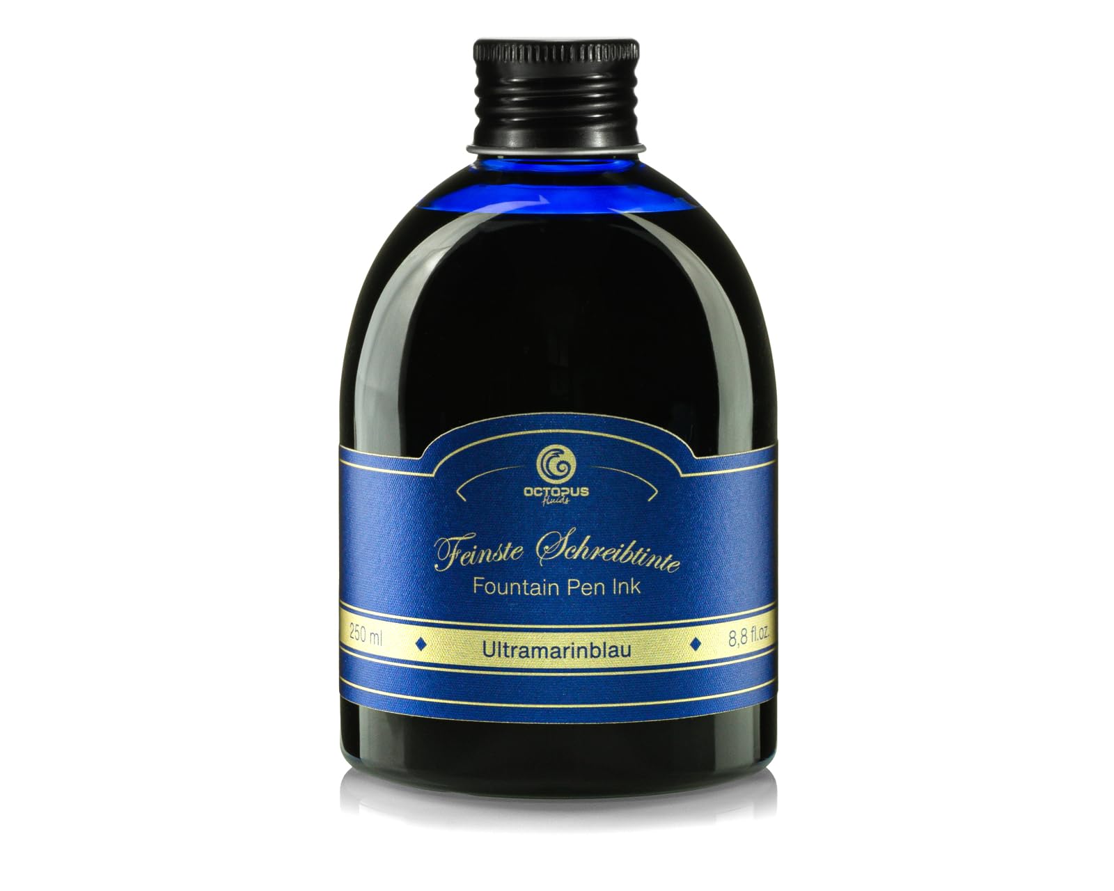Practical Bottle Fountain Pen Ink, Fountain Pen Ink, Fountain Pen Ink, Calligraphy Ink in Ultramarine Blue 250ml
