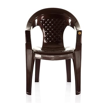Varmora Medium Back Chair (Diamond - Brown)
