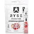 Ryse Hydration Electrolyte Powder Drink Mix Packets - Pink Splash - Sugar-Free Full Spectrum Electrolytes with Essential Vitamins, Taurine and Choline for Rehydration - 16 Serving Sticks