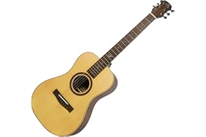 JOURNEY INSTRUMENTS Journey Insturments Solid Sitka Travel Guitar – JF410 Traveling Acoustic Portable Guitar – Fixed-Neck Road Trip Acoustic Portable Guitar – Heavy Duty Gig Bag