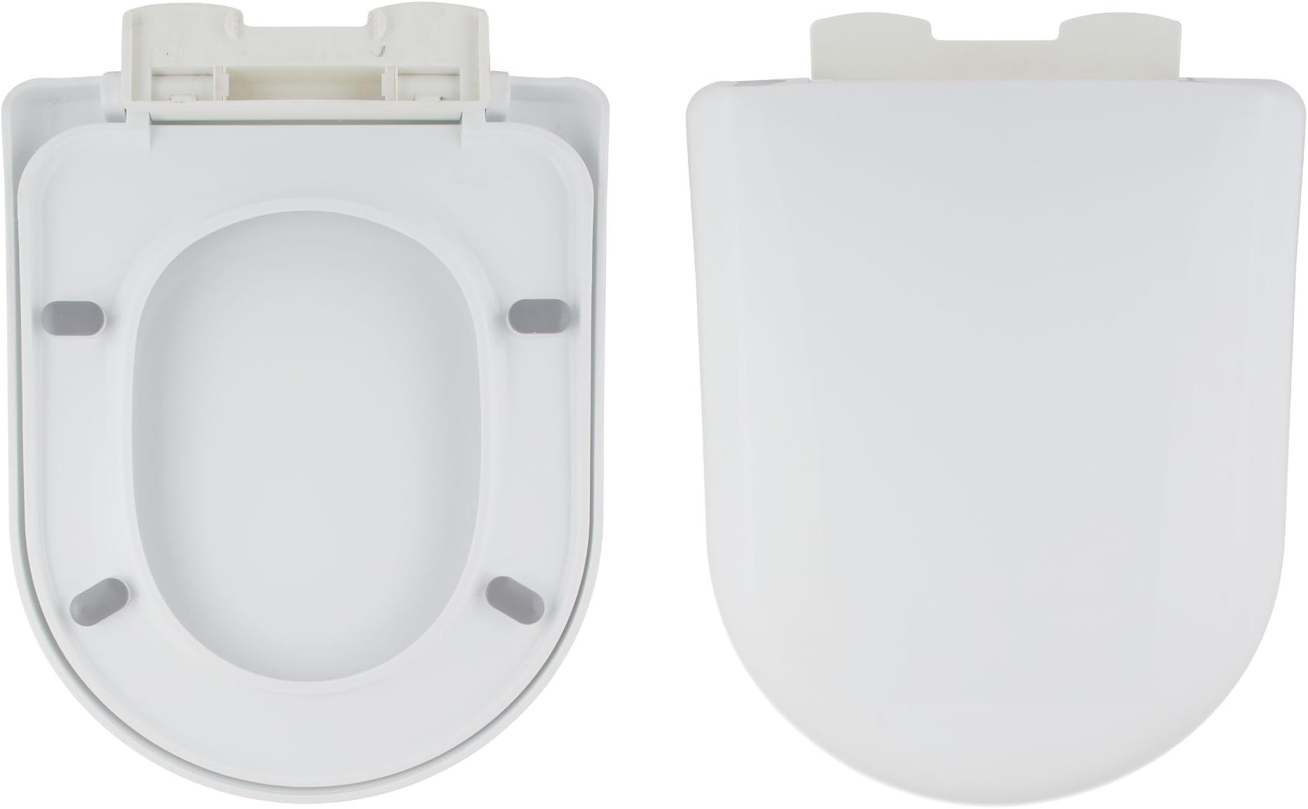 Essential Shopping Cassellie Top Fix D Shaped Quick Release Toilet Seat