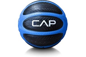 WF Athletic Supply Medicine & Exercise Ball - Durable Rubber & Consistent Weight Distribution; Comfort Textured Grip for Strength, Balance & Core Training, Multiple Choices Available