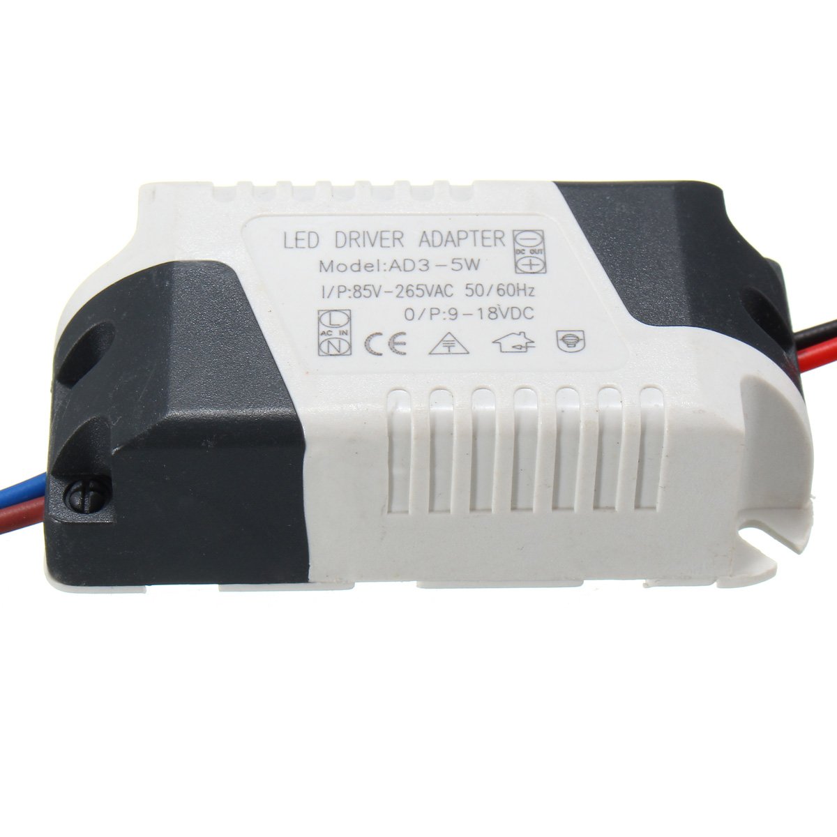 MASUNN 3-5W AC85-265V To DC9-18V 300mA LED Light Lamp Driver Adapter Transformer Power Supply