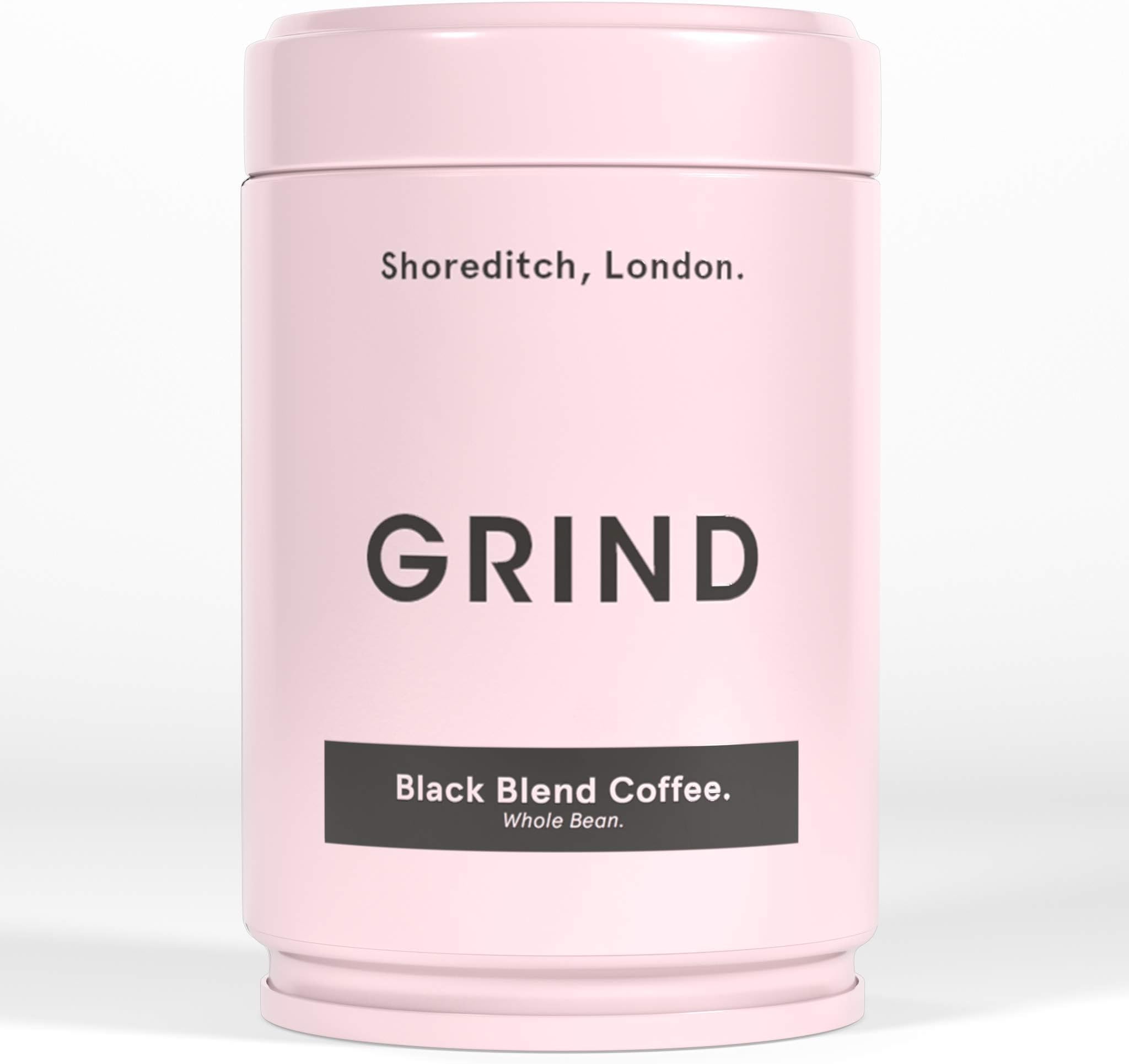 Grind - Whole Coffee Beans | Whole Coffee Beans for Coffee Machine | for Coffee with Milk | with Notes of Chocolate, Hazelnut and Cream | Black Blend - 227g