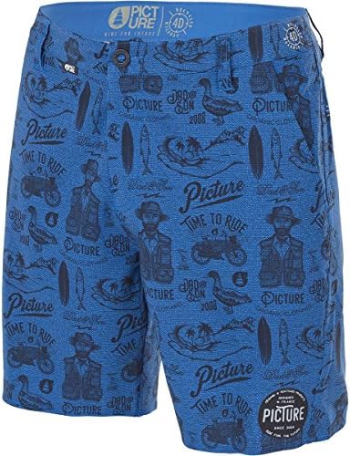 Picture Organic Detroit 19in Board Short - Men's Dad & Son Demin, 36