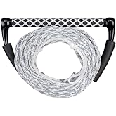 Full Throttle Wakeboard/Kneeboard Rope with Handle,Grey