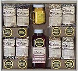 Amish Country Popcorn - 4 Ounce Variety Gift Set (8 Assorted) - Old Fashioned, Non GMO, Gluten Free, Microwaveable, Stovetop and Air Popper Friendly - With Recipe Guide