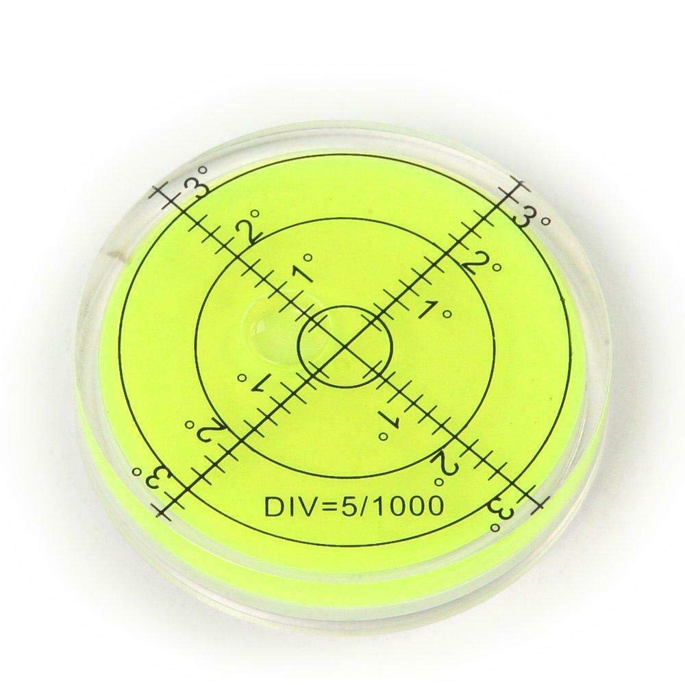 Taskar Large Bullseye Bubble Spirit Level 65mm Circular Vial