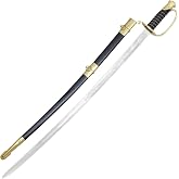 Armory Replicas - Commemorative Replica US Calvary Officer Saber - Forged Carbon Steel Decorative Collectible Engraved Civil War Sword w/Metal Scabbard