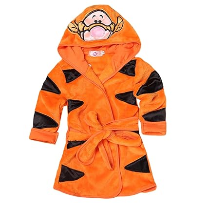 LIUONEXI Baby Jungen Mädchen Cartoon Bademantel Weichkorallen Fleece Infant Kleinkind Muticolored Nachtwäsche Outfit