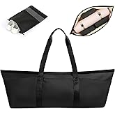 Aucuu Large Yoga Mat Bag, Yoga Mat Tote Carrier for Women Men, with Yoga Mat Holder Strap, Bottle Pocket and Wet Compartment
