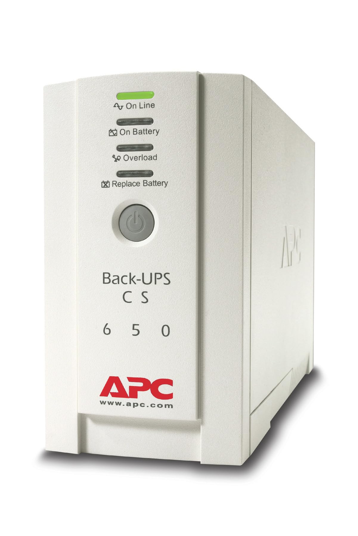 APC by Schneider Electric Back-UPS CS - BK650EI - Uninterruptible Power Supply 650VA (4 Outlets IEC, Surge protected)